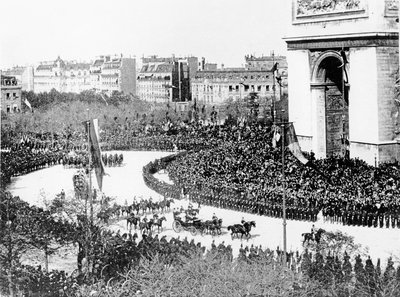 Besuch von Zar Nikolaus II. in Paris, 1896 von French Photographer