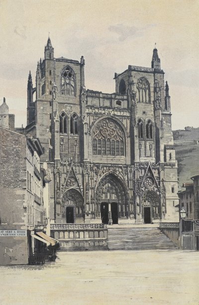 Vienne, Kirche Saint-Maurice, Westfassade von French Photographer