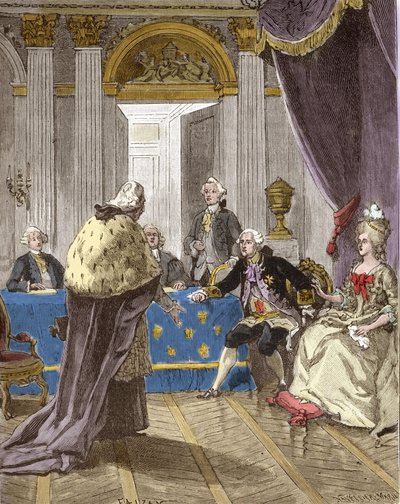 Affäre der Halskette von French School