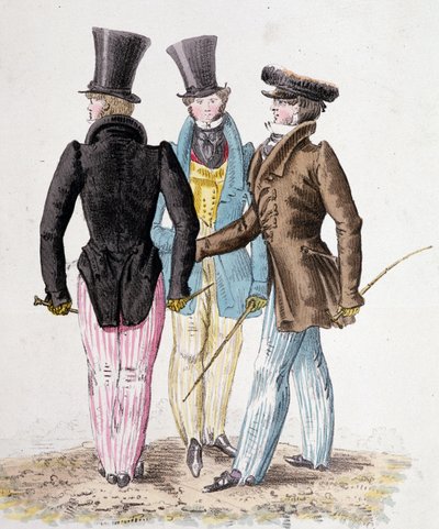Anglomaniacs, Männer im Anzug von French School