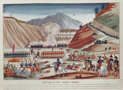 Schlacht von Somosierra am 30. November 1808 von French School