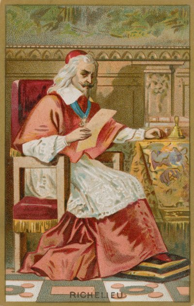 Kardinal Richelieu von French School