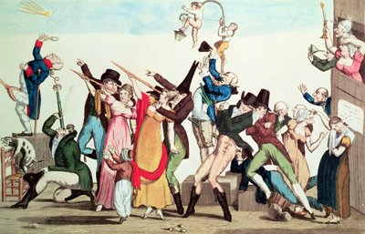 Karikatur des Kometen von 1811, ca. 1811 von French School