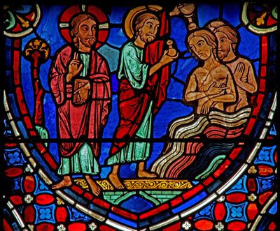 Christus segnet Apostel von French School