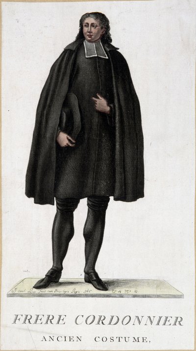 Kostüm des Bruder-Schusters, altes Kostüm von French School