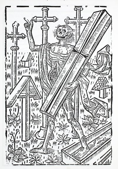 Totentanz - auf einem Friedhof von French School