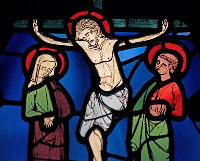 Darstellung der Kreuzigung, aus der Ste Chapelle von French School