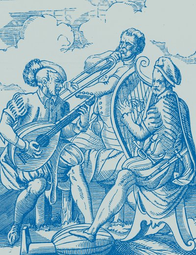 Deutsche Musiker spielen Laute und Gitarre von French School