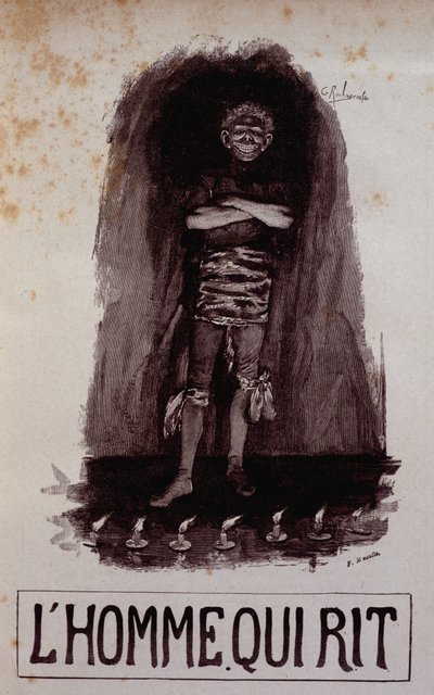Gwynplaine, Umschlag von „The Man Who Laughs“ von French School