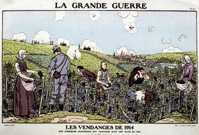 Ernte von 1914 von French School
