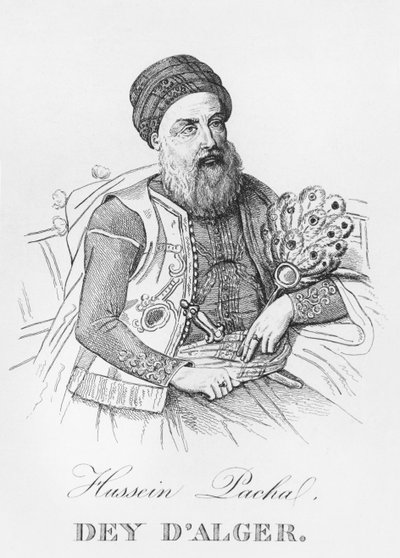 Hussein Pascha, Dey von Algier, ca. 1830-40 von French School