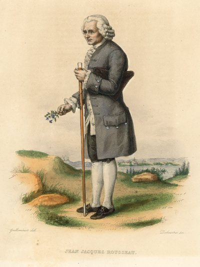 Jean Jacques Rousseau von French School