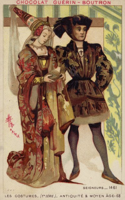 Herr und Dame, 1461 von French School