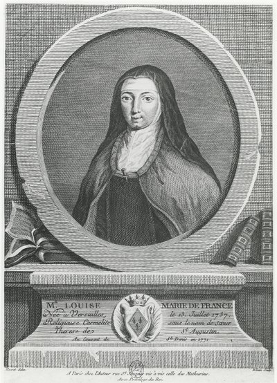 Louise-Marie de France (Gravur) von French School