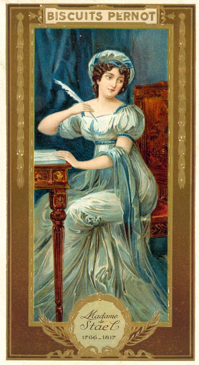 Madame de Stael, französische Schriftstellerin von French School