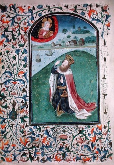 Ms Gen 288 f.131v Vision, ca. 1460 von French School