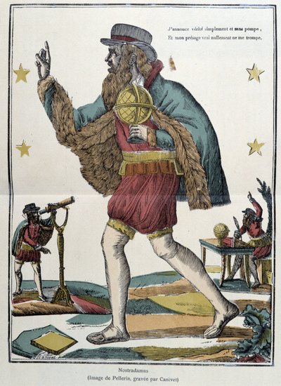 Nostradamus - Bild von Epinal von French School