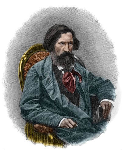 Otto Ludwig (1813-1865), deutscher Schriftsteller von French School