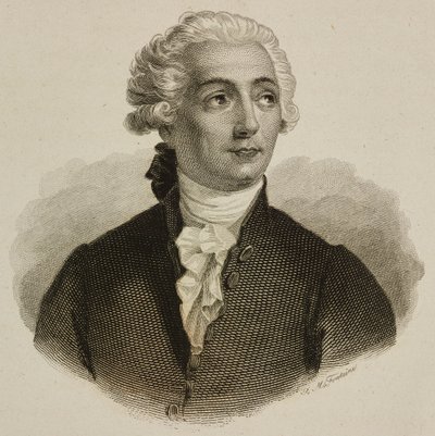 Porträt von Antoine-Laurent Lavoisier von French School