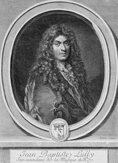 Porträt von Jean-Baptiste Lully (1632-87) von French School