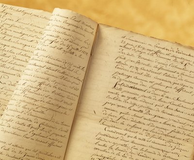 Register einer französischen Stadt. 18. Jahrhundert von French School