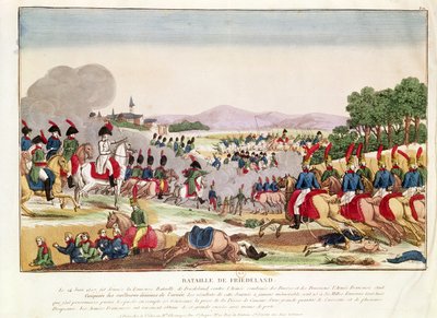 Die Schlacht von Friedland, 14. Juni 1807 von French School