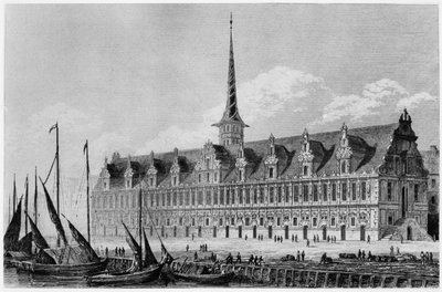 Die Börse, Kopenhagen, 1846 von French School