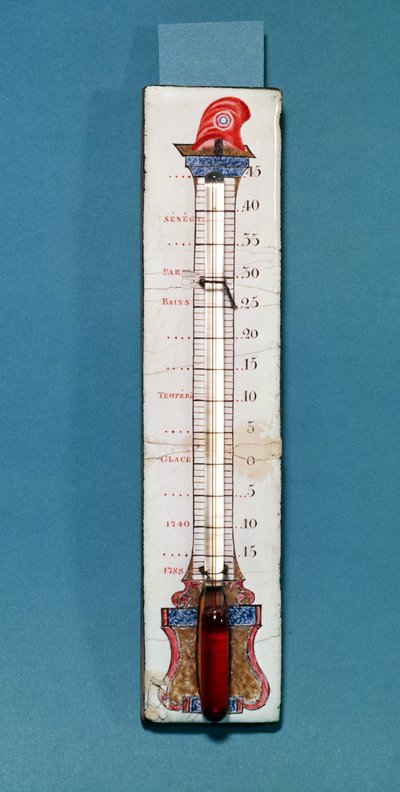 Thermometer mit phrygischer Mütze von French School