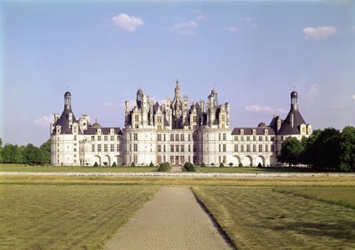 Ansicht der Nordwestfassade, 1519-46 von French School