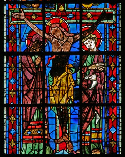 Fenster w200, Kreuzigung von French School