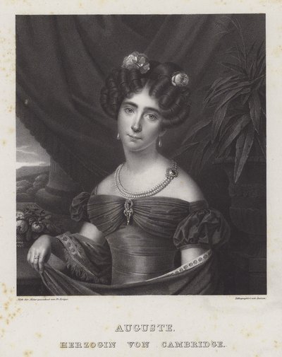 Augusta, Herzogin von Cambridge von Friedrich Jentzen