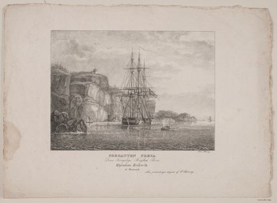 Die Fregatte Freya von Friedrich Thøming