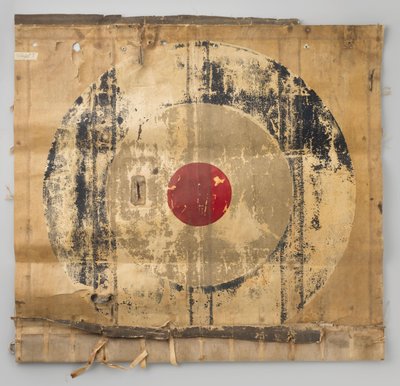 Fragment eines Leinenbanners des Flugzeugs F.K. 23 von Frits Koolhoven