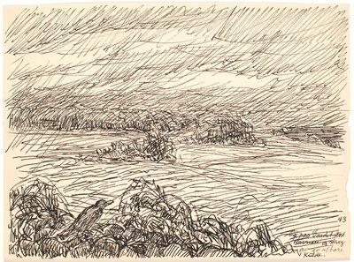 Und auf dem Zaun... von Fritz Syberg