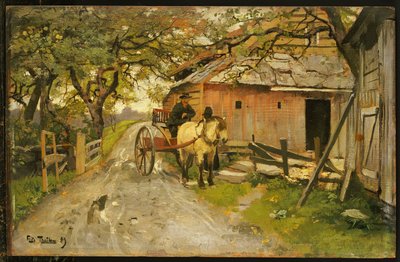 Freundliche Klatschbasen, 1889 von Frits Thaulow