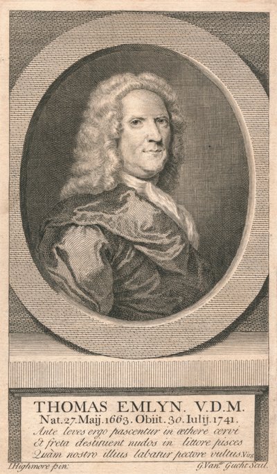 Thomas Emlyn, V.D.M., 1742 von G van der Gucht