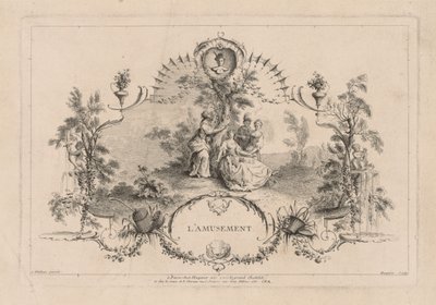 Vergnügen, Arabeske von Gabriel Huquier