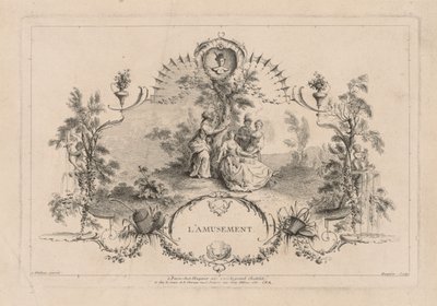 Vergnügen, Arabeske von Gabriel Huquier