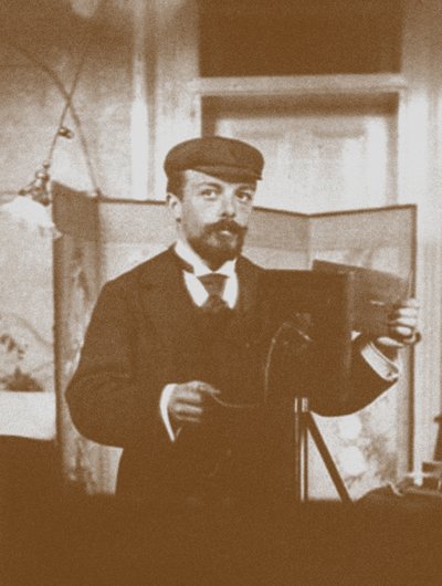 Selbstporträt von Gabriel Veyre