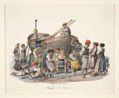 Familien von Seeleuten von Gaetano Dura