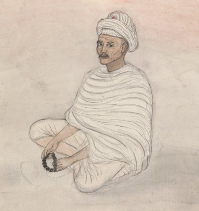 Betender Mann von Gangaram Chintaman Tambat