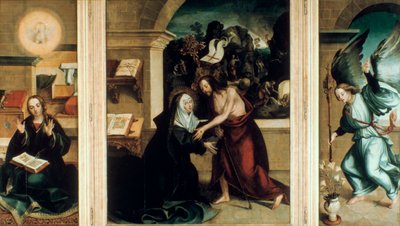 Erscheinung Christi vor der Jungfrau, 1531 von Garcia Fernandes