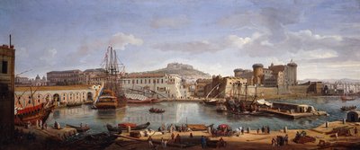 Die Darsena, Neapel von Gaspar van Wittel