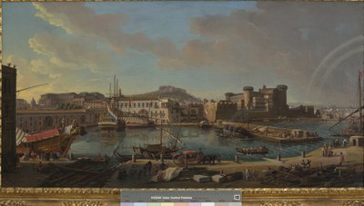 Der Hafen von Neapel von Gaspar van Wittel