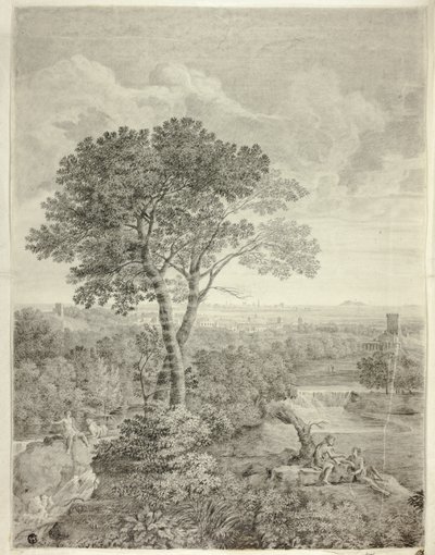 Fresko im Palazzo Colonna, Rom von Gaspard Dughet