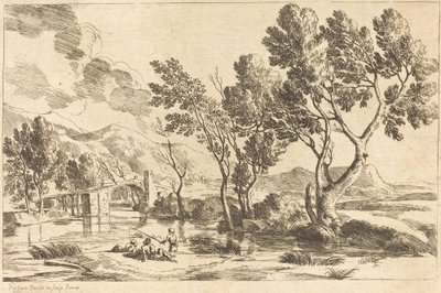 Römische Landschaft von Gaspard Dughet