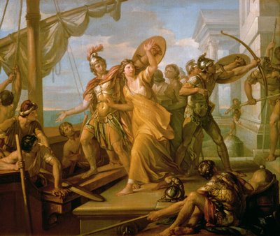 Die Entführung der Helena, 1770er Jahre von Gavin Hamilton