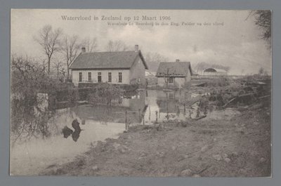 Überschwemmung in Zeeland von Gebroeders van Straaten