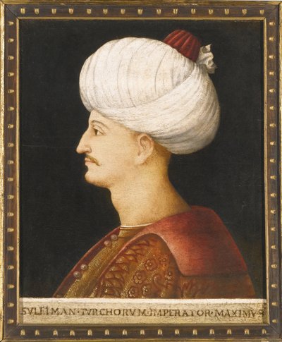 Sultan Suleiman I der Prächtige, um 1520 von Gentile Bellini