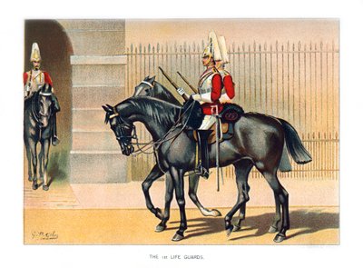 Die 1. Life Guards, um 1890 von Geoffrey Douglas Giles